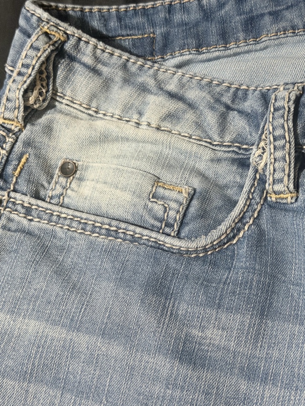 Buffalo David Bitton Light Blue Straight Leg Jeans - Picture 8 of 8
